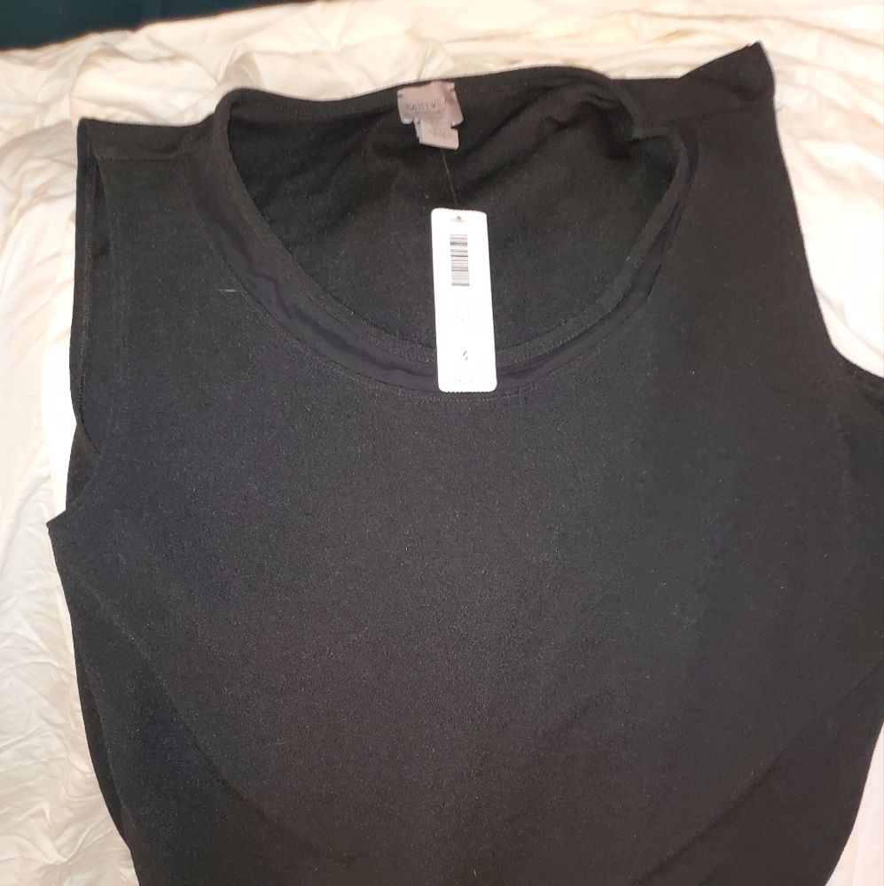 Easywear by Chico's 3X dressy black sleeveless tank